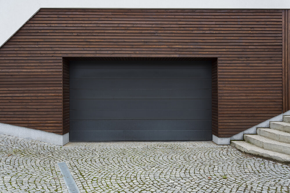 Sectional garage doors