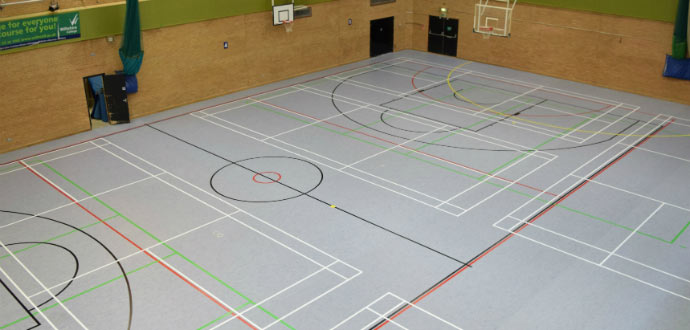 sports line marking Northern Beaches