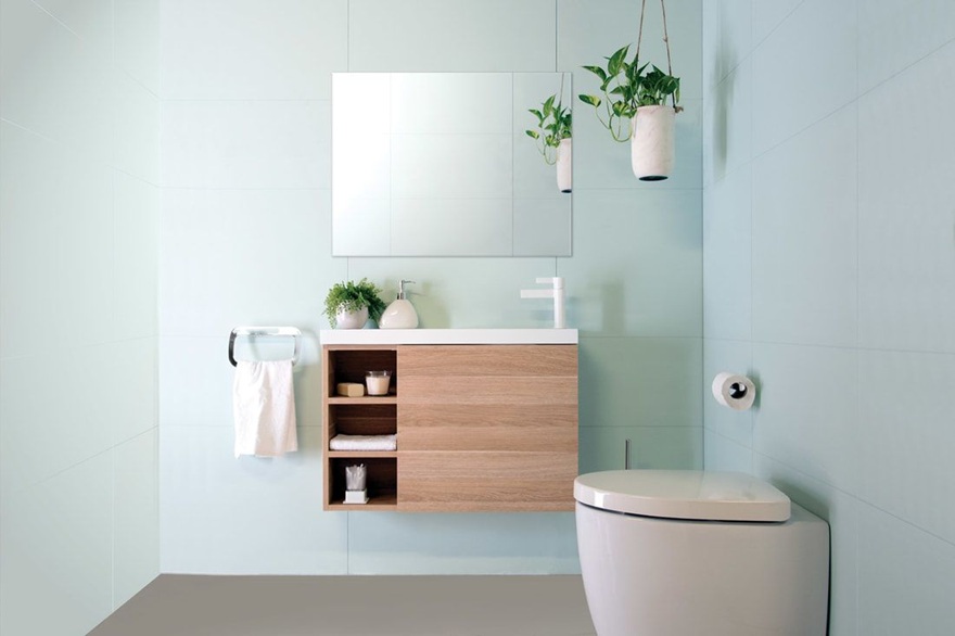 hung wall vanity