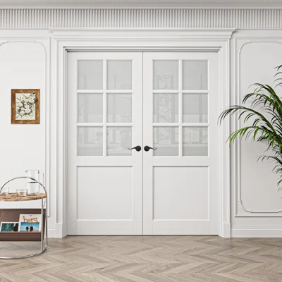 Interior Double Doors with Glass: Enhance Style, Light, and Functionality